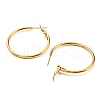 Ion Plating(IP) 316 Surgical Stainless Steel Hoop Earrings for Women EJEW-C053-08B-G-2