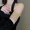 Alloy Upper Arm Open Cuff Bangles WG9CF3D-19-1