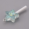 Resin Pendants RESI-K008-B04-2