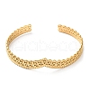 304 Stainless Steel Crown Cuff Bangles BJEW-F457-12G-1