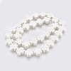 Electroplated Non-magnetic Synthetic Hematite Bead Strand G-E495-09B-03-2