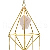 Golden Iron Wind Chime HJEW-K045-01G-06-2