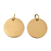 Ion Plating(IP) 304 Stainless Steel Pendants STAS-I311-32E-G-1