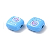 Spray Painted Alloy Enamel Beads PALLOY-M215-15J-3