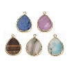 Natural Mixed Stone Pendants G-K347-08G-1