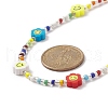 Glass Seed Bead Beaded Necklaces NJEW-JN04212-2
