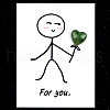 Natural Green Aventurine Heart Display Decorations PW-WGB97A3-01-1
