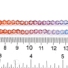 Gradient Color Baking Painted Glass Bead Strands X1-DGLA-A039-T6mm-A015-5