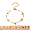 304 Stainless Steel Satellite Chains Bracelets for Women BJEW-D337-01C-G-5