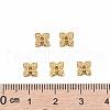 Tibetan Style Alloy Bead Caps TIBEB-Q018-G-FF-4