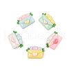 Opaque Resin Cabochons CRES-M037-05F-2