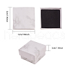 Paper Cardboard Jewelry Ring Boxes X2-CBOX-E012-05A-2