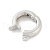 Rack Plating Brass Fold Over Clasps KK-A224-26B-P-2