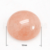 Cherry Quartz Glass Cabochons G-H1596-FR-12mm-21-4