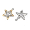 304 Stainless Steel Pendants STAS-L290-65GP-2