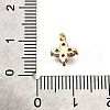 Brass Micro Pave Cubic Zirconia Pendants KK-D356-07G-G-3