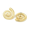 Texture Vortex 304 Stainless Steel Stud Earrings for Women EJEW-K278-33G-1