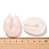 Natural Rose Quartz Ear Plugs Gauges G-I359-13A-02-3