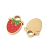 304 Stainless Steel Enamel Charms STAS-R168-02G-G-2