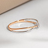 925 Sterling Silver Criss Cross Finger Rings FS-WGE9494-01-2