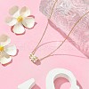 Braided Glass Seed Bead Column Pendant Necklaces NJEW-MZ00037-03-2