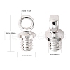 Brass Cup Pearl Peg Bails Pin Pendants KK-H759-32S-2