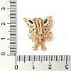 Brass Micro Pave Cubic Zirconia Slide Charms KK-G503-37G-02-3