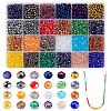 AHADERMAKER Electroplate Glass Beads Strands EGLA-GA0001-21A-1