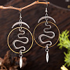 Snake Gothic Style Alloy Dangle Earrings FS-WG16F02-04-1