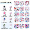  15 Styles Opaque Acrylic Beads MACR-TA0001-64-3