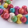 Synthetic Turquoise Beads Strands G-P347-15-3