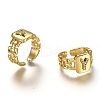 Brass Micro Pave Clear Cubic Zirconia Cuff Rings RJEW-H541-01Y-G-2