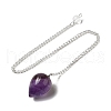 Natural Amethyst Dowsing Pendulums G-R492-01S-11-2