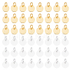 SUPERFINDINGS 100Pcs 2 Colors Brass Charms KK-FH0007-29A-1
