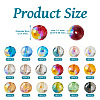  180Pcs 18 Colors Transparent Electroplate Glass Bead EGLA-TA0001-19-4