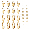 Unicraftale 16Pcs 2 Size Ion Plating(IP) 304 Stainless Steel Lobster Claw Clasps STAS-UN0040-76A-1
