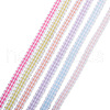 30 Yards 6 Colors Polycotton(Polyester Cotton) Ribbon OCOR-TAC0030-03B-3
