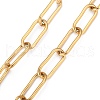 304 Stainless Steel Paperclip Chain Bracelets STAS-P001-59G-2
