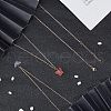 Unicraftale 304 Stainless Steel Cable Chain Necklace STAS-UN0017-34G-A-3