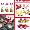 Christmas Theme Felt Fabrics Hair Accessories Findings FIND-WH20004-14C-5