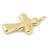 Cross Brass Big Pendants KK-M327-07C-G-2