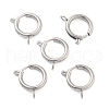 Non-Tarnish 304 Stainless Steel Spring Ring Clasps STAS-E104-09C-P-1
