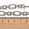 Non-Tarnish Unisex 304 Stainless Steel Figaro Chain Necklaces NJEW-H215-03P-5