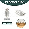 SUNNYCLUE 150Pcs Brass Beads KK-SC0005-51-2