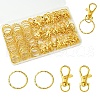 60Pcs Alloy Swivel Lobster Claw Clasps FIND-YW0004-54G-1