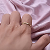 Stylish 304 Stainless Steel Cuff Ring for Women OZ2563-2-3