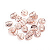 Tibetan Style Alloy Wavy Spacer Beads TIBEP-A11067-RG-FF-1