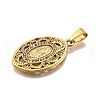 304 Stainless Steel Pendants STAS-B086-09D-G-2