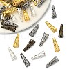 100Pcs 4 Colors Iron Filigree Bead Cones IFIN-YW0003-17-4