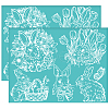Self-Adhesive Silk Screen Printing Stencil DIY-WH0338-232-1